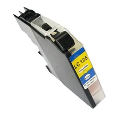 Alpa-Cartridge Compatible Brother Hi Yield Yellow Ink Cartridge-LC125Y