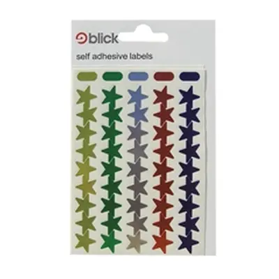 Blick Metallic Stars 14mm Assorted 90 Per Bag (1800 Pack)