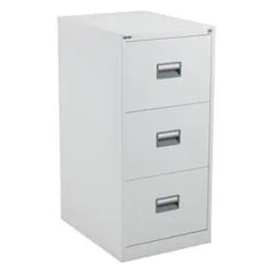 Legato Steel 3 Drawer Filing Cabinet - White Ref TCS3FC-WH