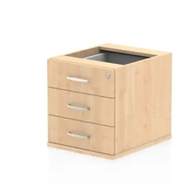 Impulse Fixed Pedestal 3 Drawer Maple - I001646