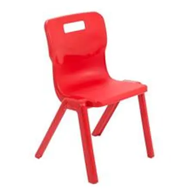 Titan One Piece Chair Size 4 - 380mm Seat Height - Red - T4-R