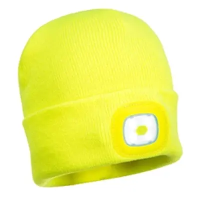 Beanie LED Head Light USB Rechargeable (Yellow)