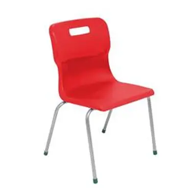 Titan 4 Leg Chair Size 5 - 430mm Seat Height - Red - T15-R