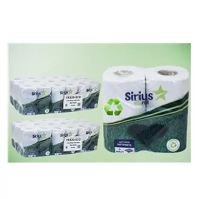 Eco Toilet Roll 2 Ply 320 Sheets 4 Rolls