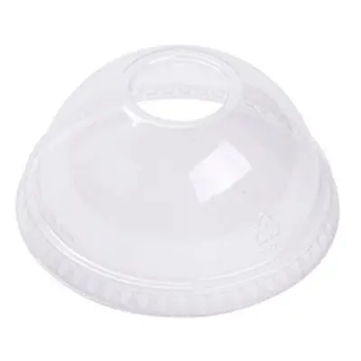 Belgravia 10oz Domed Lids With Hole (For Smoothie Cups) 100s - PACK 10