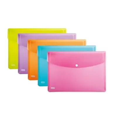 Elba Snap Wallet A4 Assorted (5 Pack) 100201306