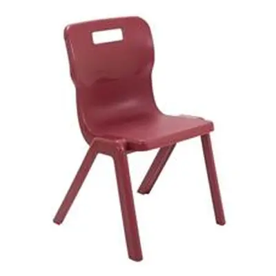 Titan One Piece Chair Size 5 - 430mm Seat Height - Burgundy - T5-BU