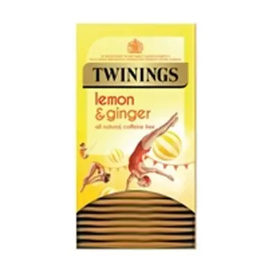 Twinings Lemon and Ginger Fruit Infusion Tea Bags (Pack of 20) F09613