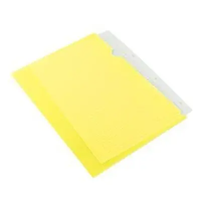 Q-Connect Cut Flush Folder A4 Yellow (Pack of 100) Ref KF01487