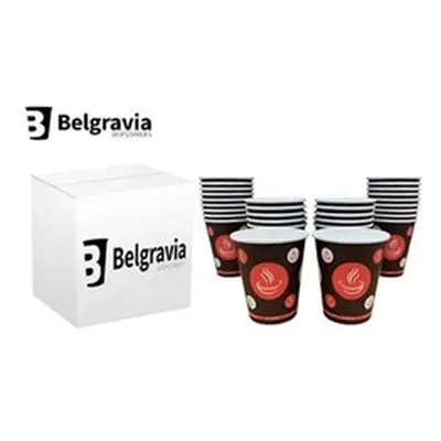 Belgravia 10oz Red Tea & Coffee Paper Cups 50's - PACK (20)