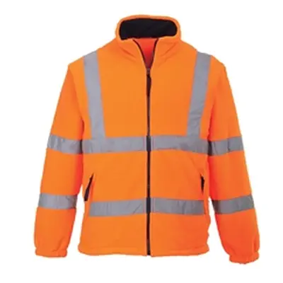 Hi-Vis Mesh Lined Fleece (Orange) 4XL