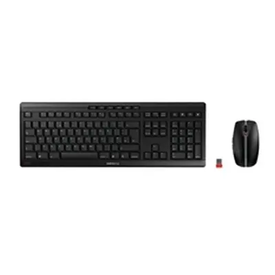 Cherry Stream Desktop Recharge USB Wireless Keyboard and Mouse Black