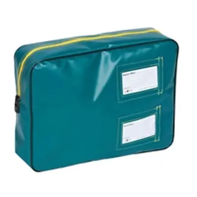 GoSecure Tamper Evident Padded Pouch Antimicrobial Green PB09572