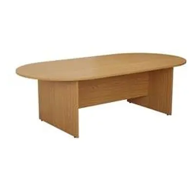 Mezzo 1800 D-End Meeting Table - Oak Ref TK1810DENO