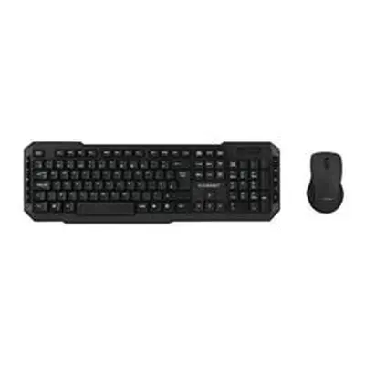 Q-Connect Black Wireless Keyboard/Mouse KF15397