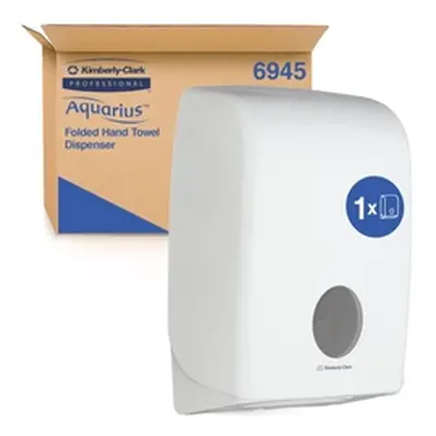 Aquarius Folded Hand Towel Dispenser White 6945