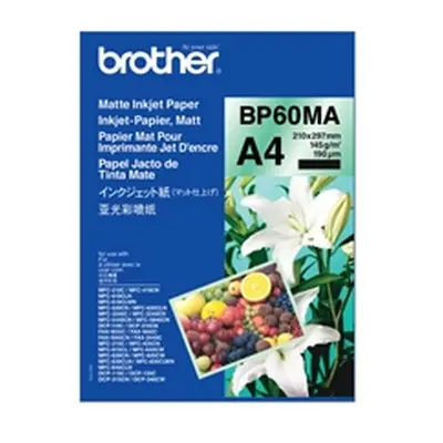 Brother Inkjet Paper Matte A4 (25 Pack) BP60MA