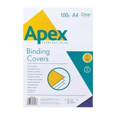 Fellowes Apex Clear Lightweight PVC A4 Covers (100 Pack)