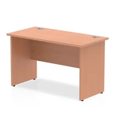 Impulse 1200/600 Rectangle Panel End Leg Desk Beech - MI001729