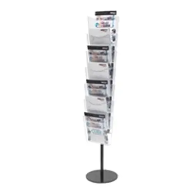 Deflecto 7 Pocket Literature File Floor Stand A4