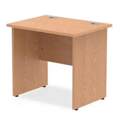 Impulse 800/600 Rectangle Panel End Leg Desk Oak - MI002906