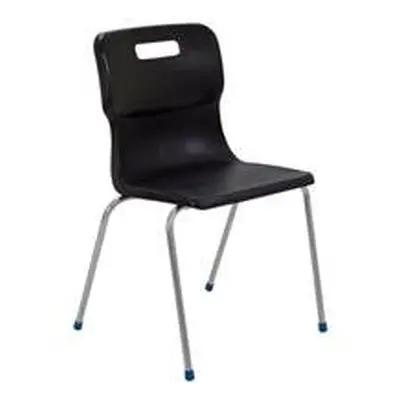 Titan 4 Leg Chair Size 6 - 460mm Seat Height - Black - T16-BK