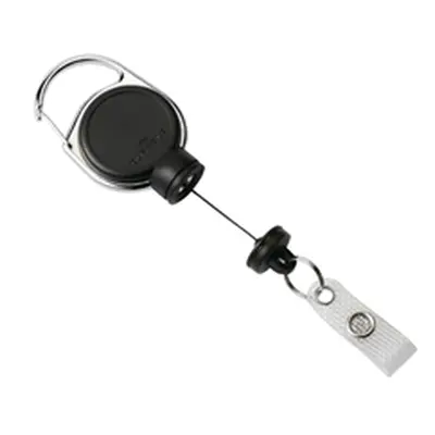 Durable Extra Strong Badge Reel Black 832901