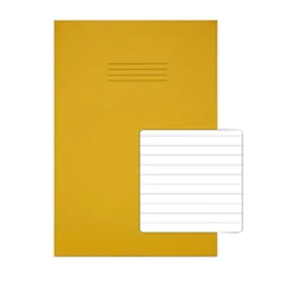 Rhino Exercise Book 8mm Ruled 80P A4 Plus Yellow (Pack of 50) VC08725