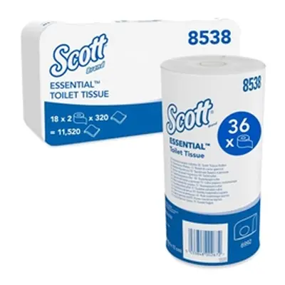 Scott 2-Ply Performance Toilet Roll 320 Sheets (Pack of 36) 8538