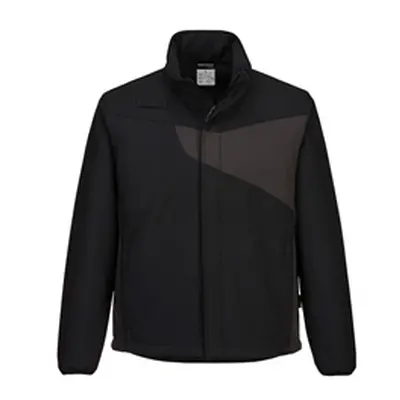 PW2 Softshell Jacket (Black & Grey) Large