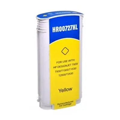 G+G Compatible HP 727XLY Hi Yield Yellow Ink Cartridge B3P21A