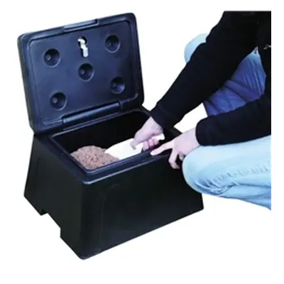 Black Winter Mini Grit Bin With Scoop 383371