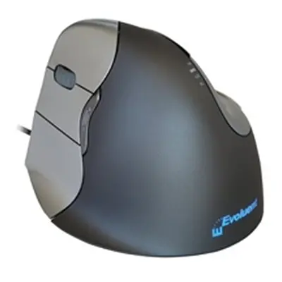 BakkerElkhuizen Evoluent4 Wired Left Handed Vertical Mouse Black/Grey