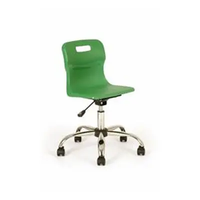 Titan Swivel Junior Chair - 365-435mm Seat Height - Green - T30-GN