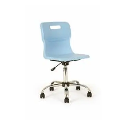 Titan Swivel Senior Chair - 435-525mm Seat Height - Sky Blue - T35-CB