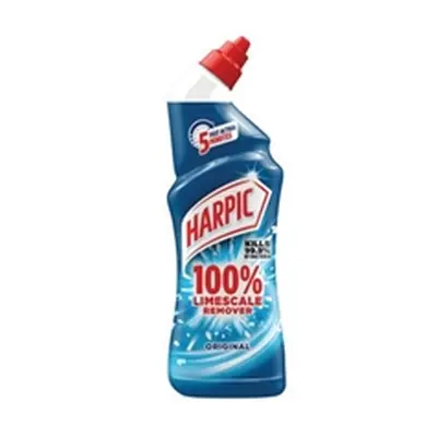 Harpic Limescale Remover Toilet Cleaner Gel Original 750ml (Pack 12)