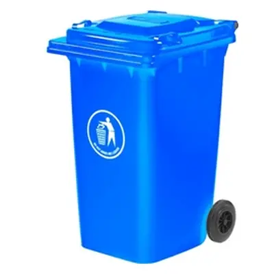 Wheelie Bin; 240L; 30% Recycled Polyethylene; Blue