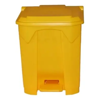 Pedal Bin; 30L; Polypropylene; Yellow