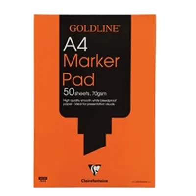 Clairefontaine Goldline Marker Pad 70gsm A4 GPB1A4