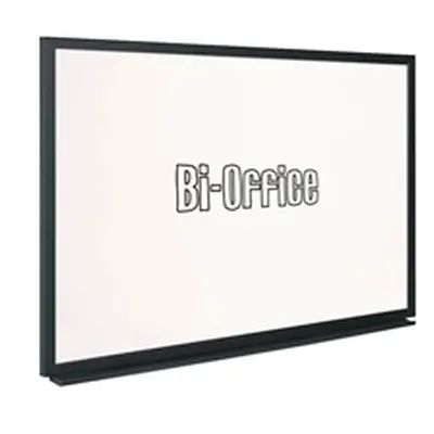 Bi-Office Black Frame Whiteboard 900x600mm