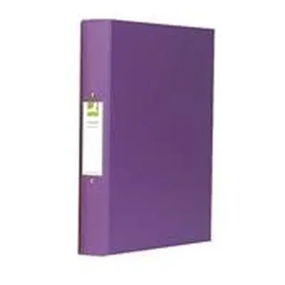 Q-Connect 2 Ring 25mm Binder Polypropylene A4 Purple Pk 10 - KF01474