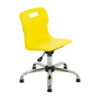 Titan Swivel Junior Chair - 365-435mm Seat Height - Yellow - T30-YG