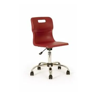 Titan Swivel Senior Chair - 435-525mm Seat Height - Burgundy - T35-BU