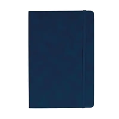 A5 SILVINE SOFT FEEL EXECUTIVE NOTEBOOK, ROYAL BLUE.