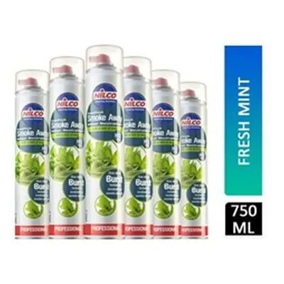 Nilco H12 High Power Fresh Smoke Away Air Freshener 750ml - PACK (6)