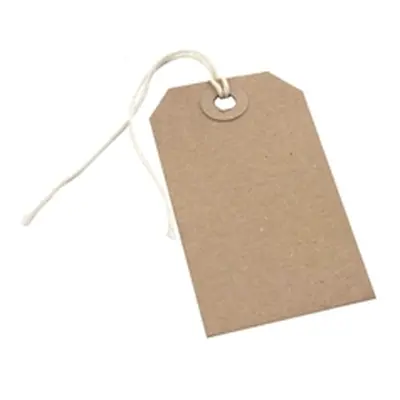 Strung Tag 146x73mm Buff (1000 Pack) KF01613