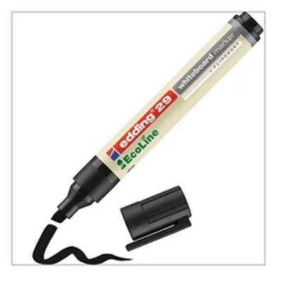 Edding 29 Ecoline Whiteboard Marker Black (Pack of 10) 4-29001