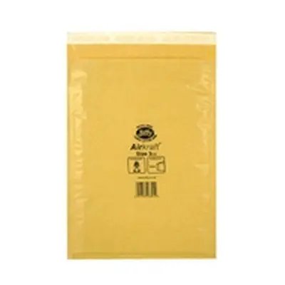 Jiffy AirKraft Bag Size 3 220x320mm Gold GO-3 (10 Pack)