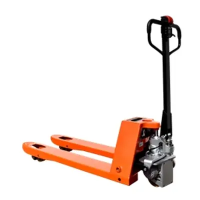 Vulcan Semi Powered Pallet Truck; Fork Length mm: 1150; 1800kg; Orange