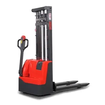 Vulcan Fully Powered Stacker Lift Height mm 1600; Steel; Black/Red